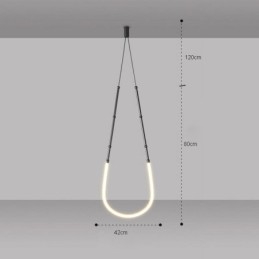 Hanglamp Creative Line Bamboe Plafondlamp Zwart Goud