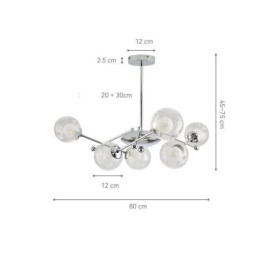 Glazen hanglamp Europese stijl Eenvoudige Magic Beans plafondlamp