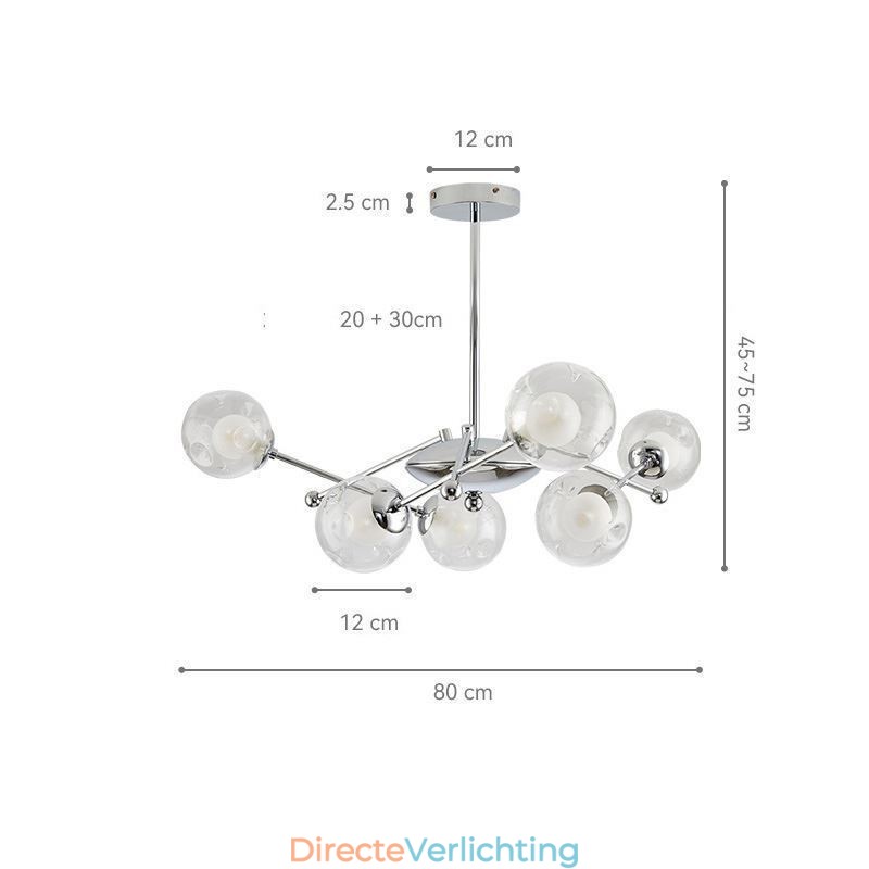 Glazen hanglamp Europese stijl Eenvoudige Magic Beans plafondlamp