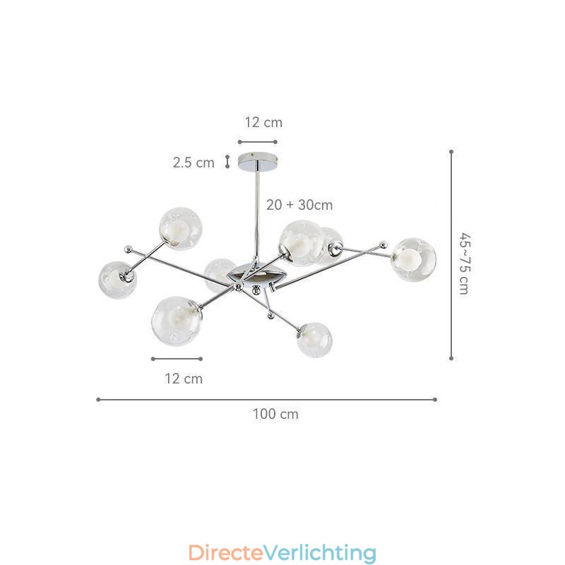 Glazen hanglamp Europese stijl Eenvoudige Magic Beans plafondlamp