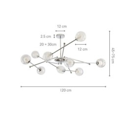 Glazen hanglamp Europese stijl Eenvoudige Magic Beans plafondlamp