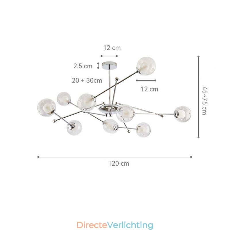Glazen hanglamp Europese stijl Eenvoudige Magic Beans plafondlamp