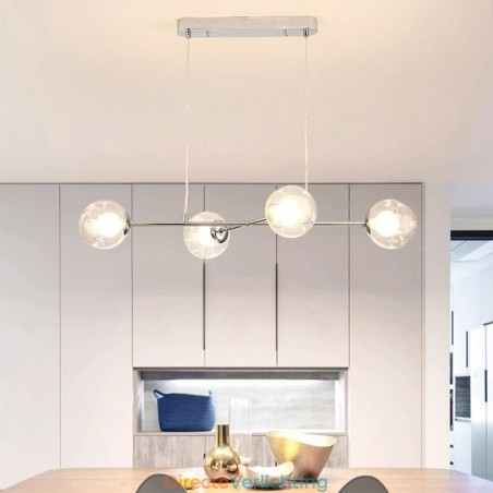 Glazen hanglamp Europese Magic Bean hanglamp 4 lampen Glazen hanglamp Europese Magic Bean hanglamp 4 lampen