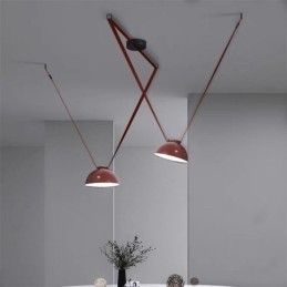 Riem Hanglamp Europese Eenvoudige Wabi Sabi Stijl Riem Plafondlamp