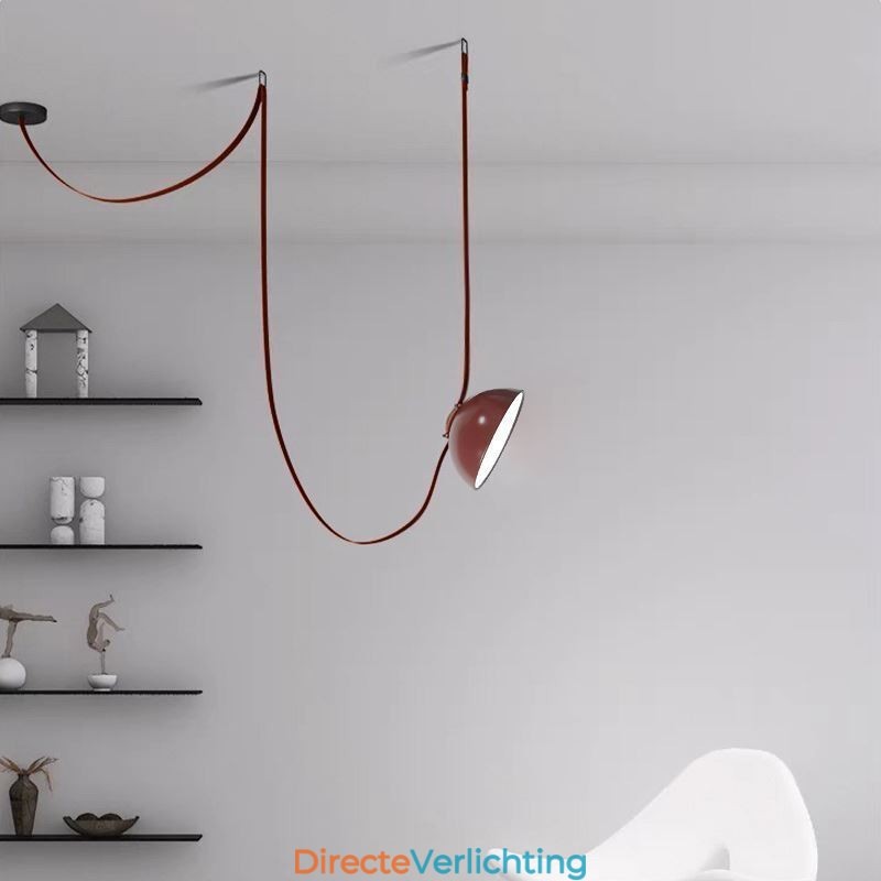 Riem Hanglamp Europese Eenvoudige Wabi Sabi Stijl Riem Plafondlamp