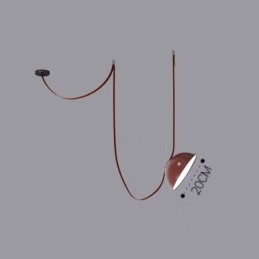 Riem Hanglamp Europese Eenvoudige Wabi Sabi Stijl Riem Plafondlamp