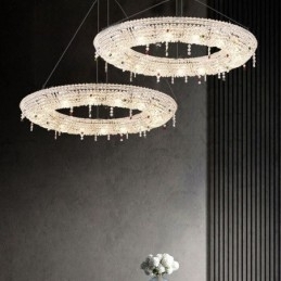 Kristallen hanglamp moderne lamp luxe plafondlamp