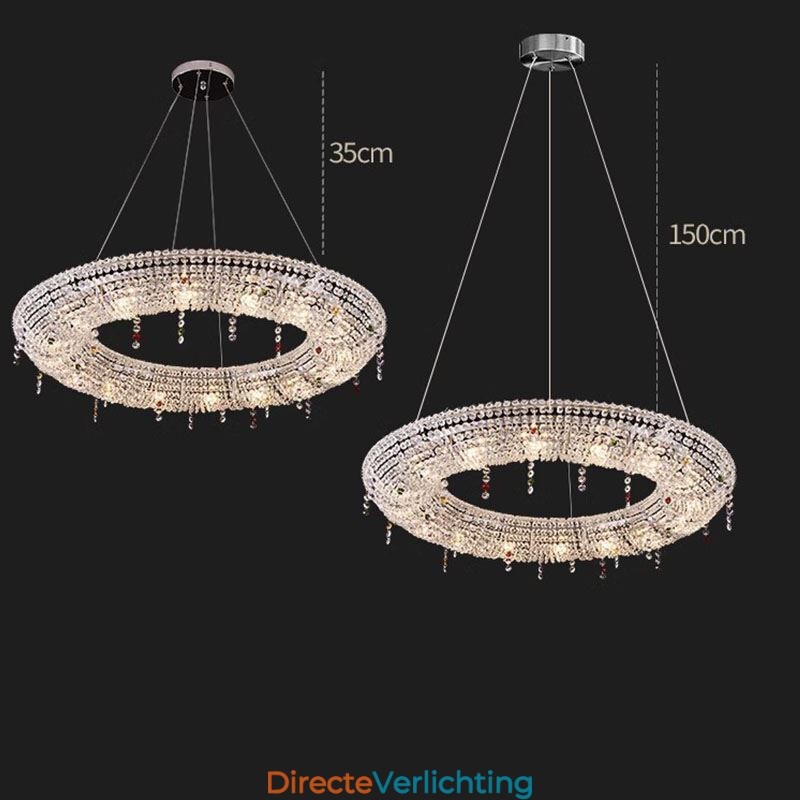 Kristallen hanglamp moderne lamp luxe plafondlamp