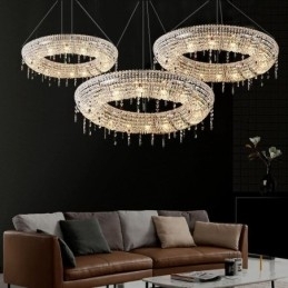 Kristallen hanglamp moderne lamp luxe plafondlamp