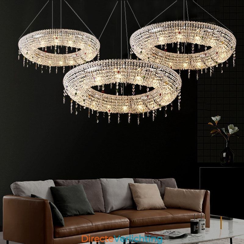 Kristallen hanglamp moderne lamp luxe plafondlamp
