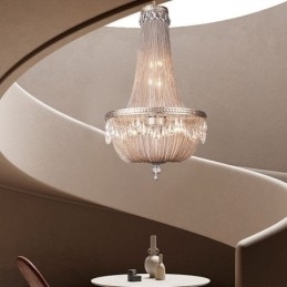 Kwast Hanglamp Retro Amerikaanse Duplex Aluminium Ketting Plafondlamp
