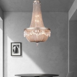 Kwast Hanglamp Retro Amerikaanse Duplex Aluminium Ketting Plafondlamp