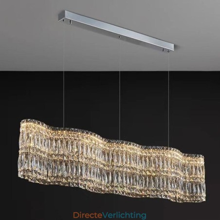 Lange kristallen hanglamp luxe decoratie plafondlamp Lange kristallen hanglamp luxe decoratie plafondlamp