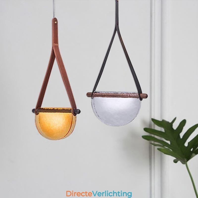 Hanglamp Moderne Minimalistische Riem Glazen Plafondlamp