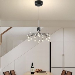 Hanglamp Nordic Creative Natuurlijk Wit Plafondlamp 14 Lampen