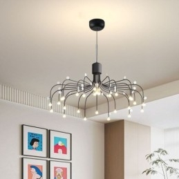 Hanglamp Nordic Creative Natuurlijk Wit Plafondlamp 30 Lampen