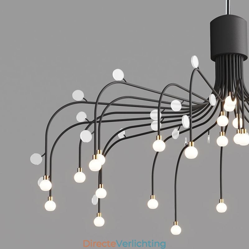 Hanglamp Nordic Creative Natuurlijk Wit Plafondlamp 30 Lampen