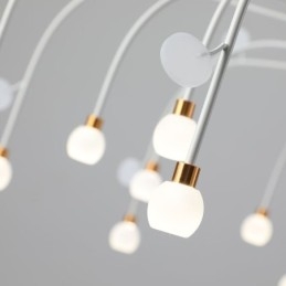 Hanglamp Nordic Creative Natuurlijk Wit Plafondlamp 30 Lampen