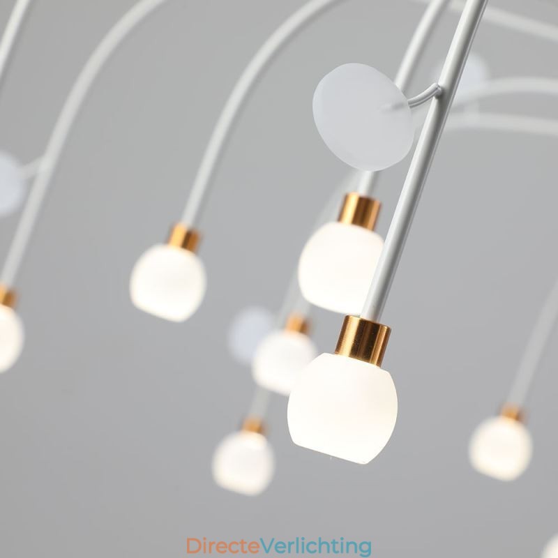Hanglamp Nordic Creative Natuurlijk Wit Plafondlamp 30 Lampen