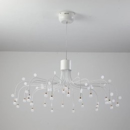 Hanglamp Nordic Creative Natuurlijk Wit Plafondlamp 30 Lampen