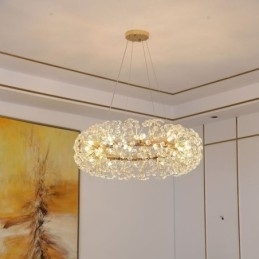 Hanglamp Modern Minimalistisch Smeedijzeren Ronde Zonnebloem Plafondlamp