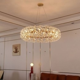 Hanglamp Modern Minimalistisch Smeedijzeren Ronde Zonnebloem Plafondlamp