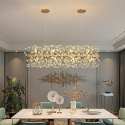 Hanglamp Galvaniserende Strip Zonnebloem Smeedijzeren Plafondlamp