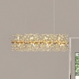 Hanglamp Galvaniserende Strip Zonnebloem Smeedijzeren Plafondlamp