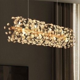 Hanglamp Galvaniserende Strip Zonnebloem Smeedijzeren Plafondlamp