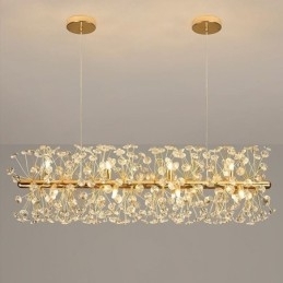 Hanglamp Galvaniserende Strip Zonnebloem Smeedijzeren Plafondlamp