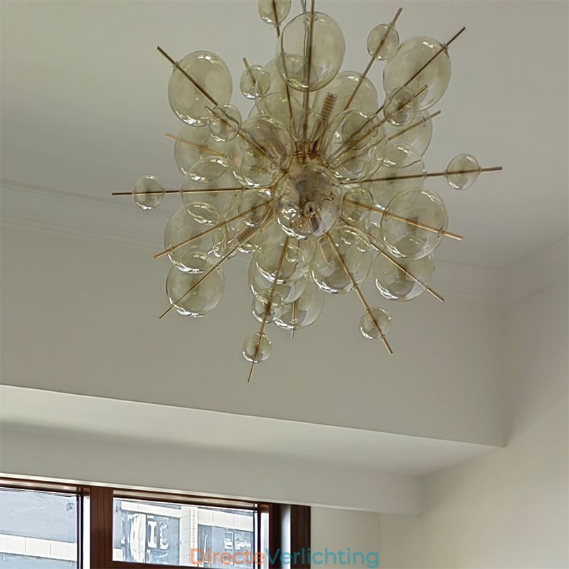 Moderne hanglamp Minimalistische plafondlamp van bubbelglas