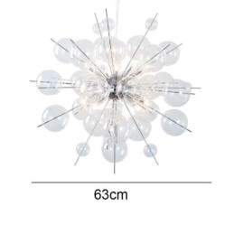 Moderne hanglamp Minimalistische plafondlamp van bubbelglas