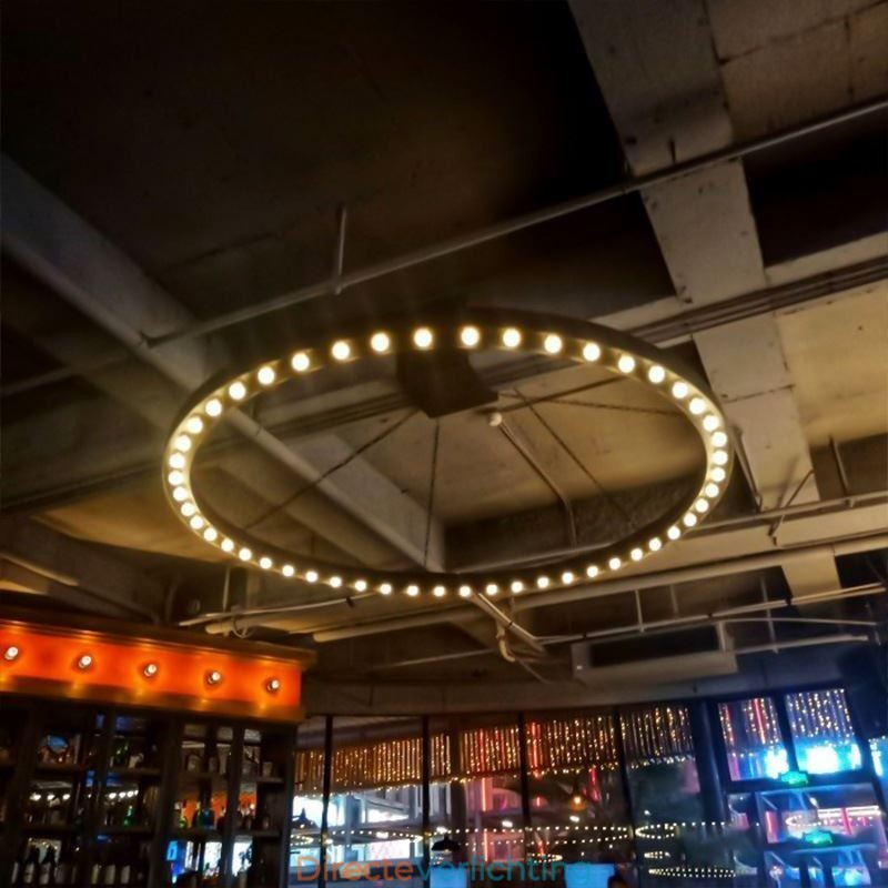 Amerikaanse hanglamp Retro smeedijzeren decoratie plafondlamp