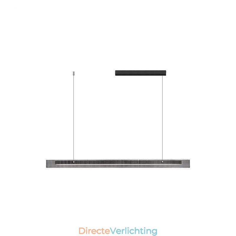 Hanglamp 100CM Glazen Plafondlamp Traploos Dimbaar Met Afstandsbediening