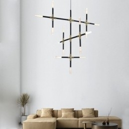 Hanglamp splitsen Warm wit creatief plafondlamp DIY combinatielamp