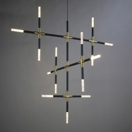 Hanglamp splitsen Warm wit creatief plafondlamp DIY combinatielamp