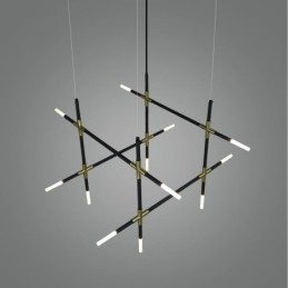 Hanglamp splitsen Warm wit creatief plafondlamp DIY combinatielamp