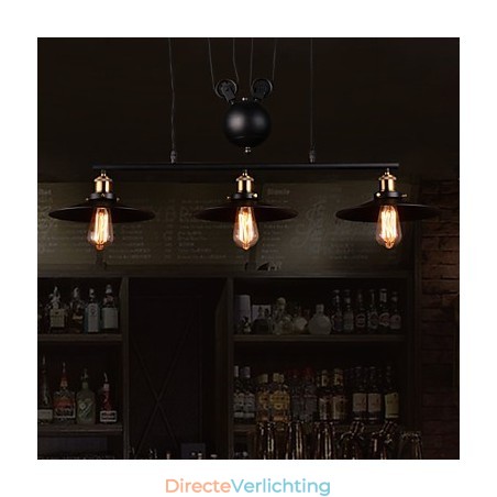 Moderne, eigentijdse mini-stijl metalen kroonluchter