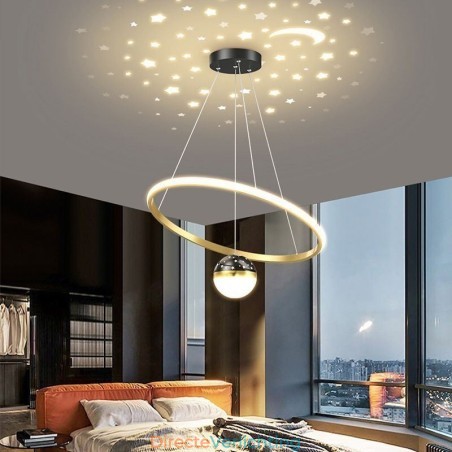 Hanglamp Modern Eenvoudig Smeedijzer Siliconen Enkele Ring Plafondlamp Hanglamp Modern Eenvoudig Smeedijzer Siliconen Enkele Ring Plafondlamp