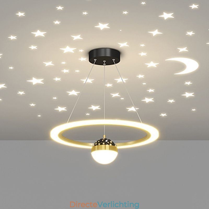 Hanglamp Minimalistisch Smeedijzer Acryl Sterring Plafondlamp