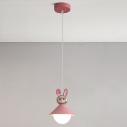 Hanglamp Modern Minimalistisch G9 Smeedijzer Konijn Kalf Hars Plafondlamp