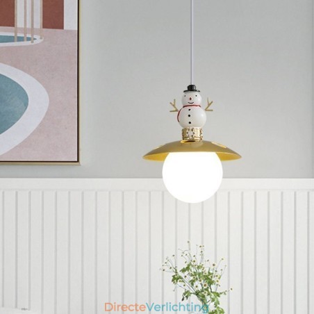 Moderne hanglamp Eenvoudige G9 smeedijzeren hars sneeuwpop plafondlamp Moderne hanglamp Eenvoudige G9 smeedijzeren hars sneeuwpop plafondlamp