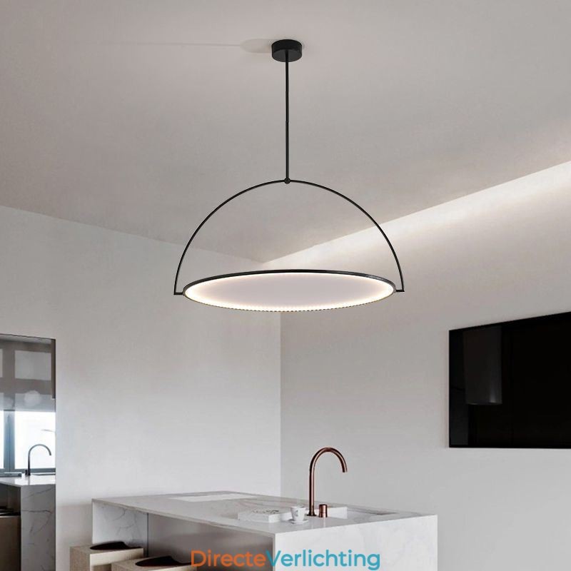 Nordic Hanglamp Creatieve Smeedijzeren Ring Plafondlamp
