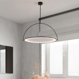 Nordic Hanglamp Creatieve Smeedijzeren Ring Plafondlamp