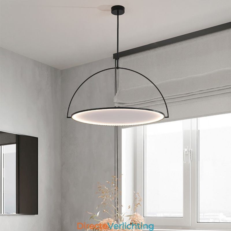 Nordic Hanglamp Creatieve Smeedijzeren Ring Plafondlamp