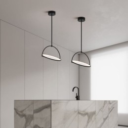 Nordic Hanglamp Creatieve Smeedijzeren Ring Plafondlamp