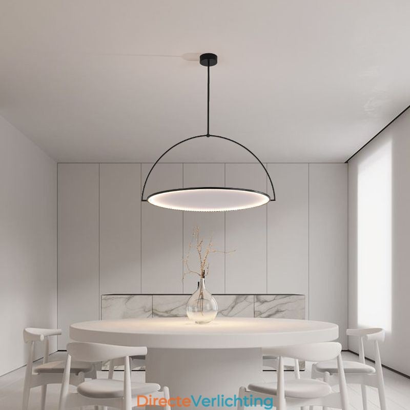 Nordic Hanglamp Creatieve Smeedijzeren Ring Plafondlamp