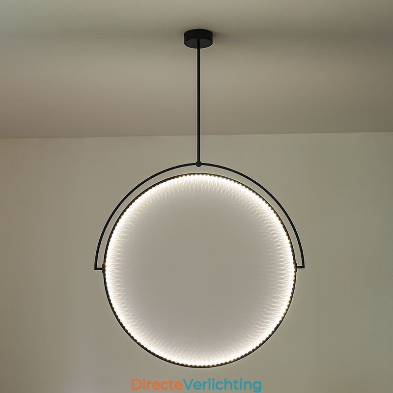 Nordic Hanglamp Creatieve Smeedijzeren Ring Plafondlamp