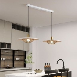 Nordic Hanglamp Creatieve Smeedijzeren Schijf Plafondlamp