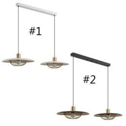 Nordic Hanglamp Creatieve Smeedijzeren Schijf Plafondlamp